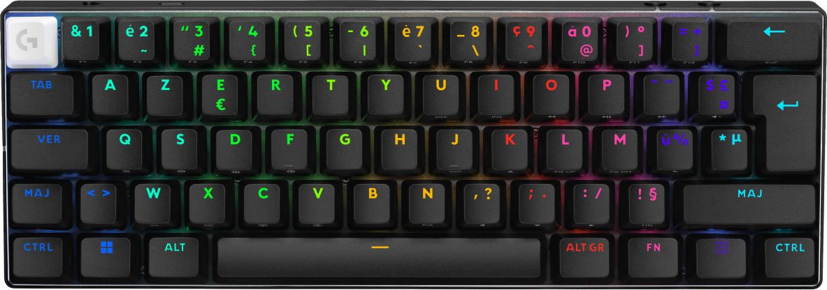 Logitech G PRO X 60 - Draadloos Gaming Toetsenbord - AZERTY Frans - Zwart