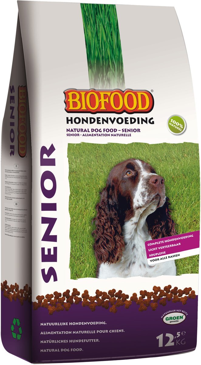 BIOFOOD Senior Hondenvoer - 12,5 kg