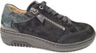 Hartjes 162.1703/36 01.01 Soul Sneakers Zwart Suede Dames Breedtemaat K - Zwart - 39