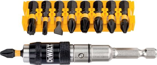 DeWalt DeWalt DT70518T 10-delige impact Torsion bitset met zwenkbare bit tip houder