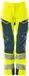 Mascot Accelerate Safe Pantalon avec poches genoux 19078-511 - jaune fluo/bleu pétrole foncé - C52