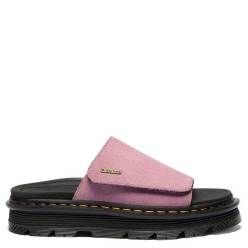 Dr. Martens Zebzag suède slippers dusty rose