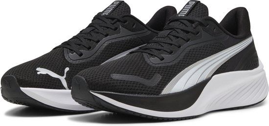 PUMA Pounce Lite Unisex Sportschoenen - Puma Black-Puma White - Maat 39
