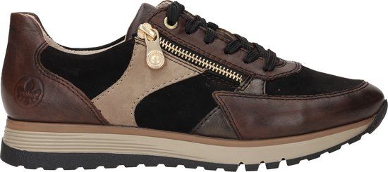 Rieker Dames Sneakers Bruin Maat 36 - Herfst/Winter 2024 - Leer