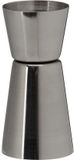 Excellent Houseware Cocktail/bar maatje - 2-in-1 - RVS - 22/45 ml
