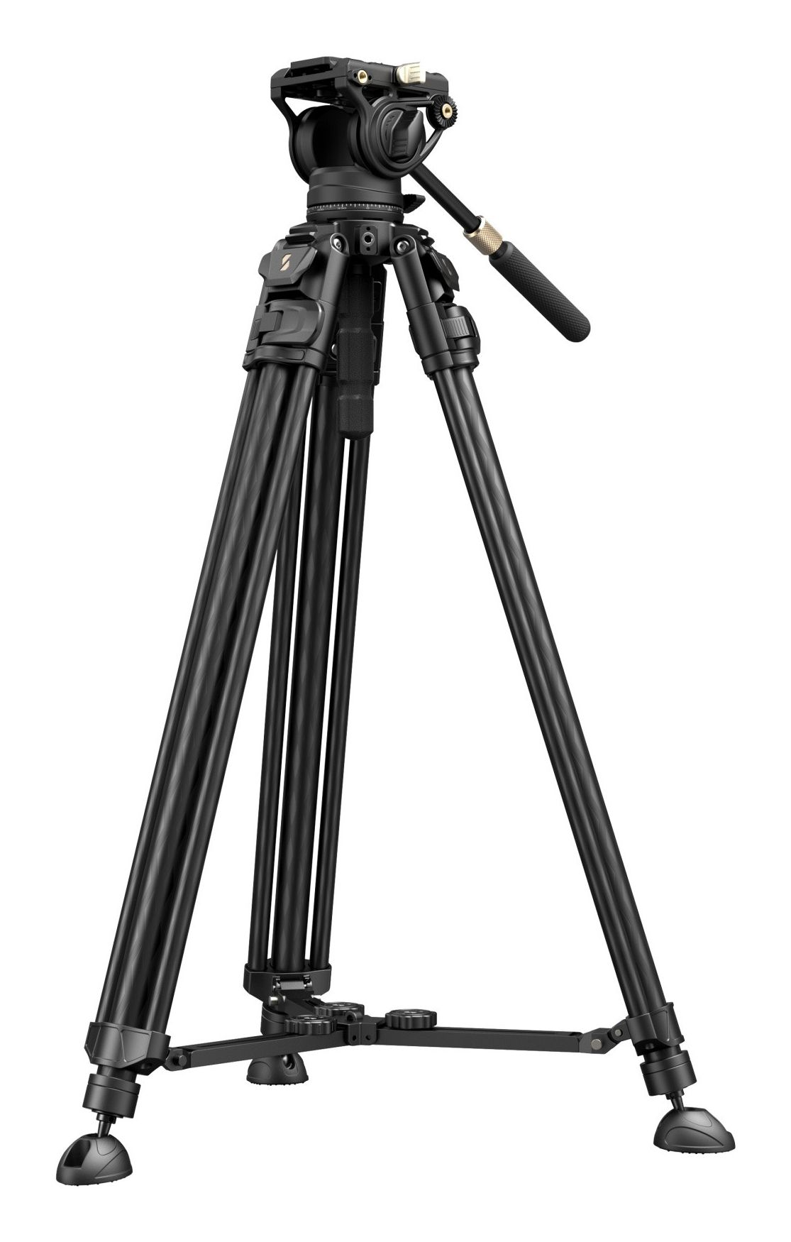 SmallRig 5201 Carbon Fiber Tripod - 8kg Max. Load - Black