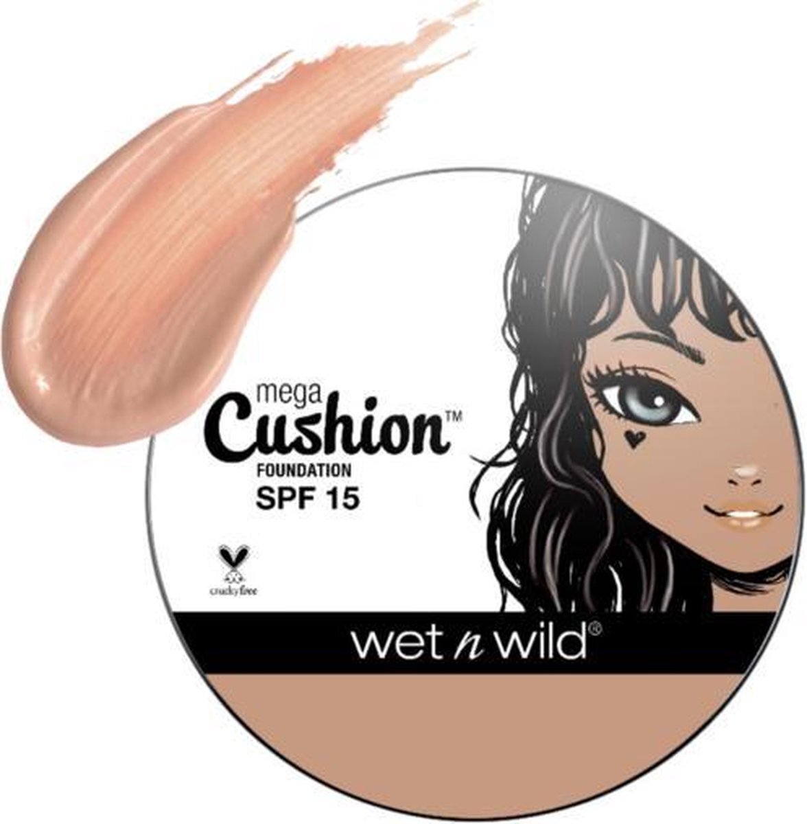 Wet n'Wild Wet 'n Wild MegaCushion Liquid Foundation - 108A Nude Beige - SPF15 - 15 g