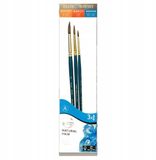 GEWOON Daler Rowney Set 3 Ronde Kamelenhaar Penselen - Maten 1, 3, 5