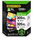 HP 305XL cartouches d'encre, noir et couleur, pour 750/450 pages, convient aux imprimantes HP DeskJet/Envy