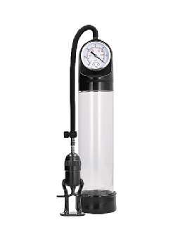 Shots Media Pumped - Deluxe Pump With Advanced PSI Gauge - Transparent