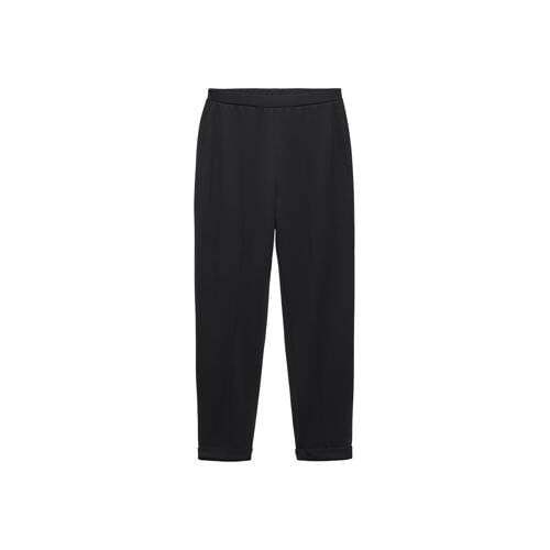 Mango Mango relaxed joggingbroek zwart