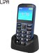 Lipa F70 Seniorentelefoon - 4G - SOS Noodknop - Grote Toetsen - Docking Station - Donkerblauw