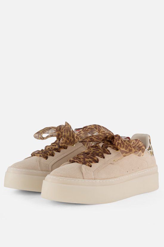 Tamaris Lage Sneakers Beige Synthetisch Dames