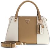 GUESS Noelle II Luxury Satchel Handtas Schoudertas Cream White / Beige