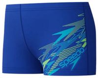 Speedo Medley Logo Aquashort Jongens - Vormvaste Zwembroek Jongens - Zwemshort Jongens met Stretch - Sportzwembroek Kids met Trekkoord - Blauw/Turquoise - Maat 152