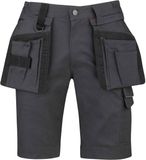 STØRVIK Thijs Stretch Korte Werkbroek Heren - Werkshort - Maat L - Antraciet