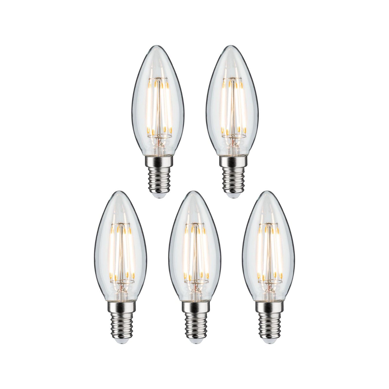 Paulmann Filament LED Kaars E14 5x470lm 5x4,8W 2700K Helder