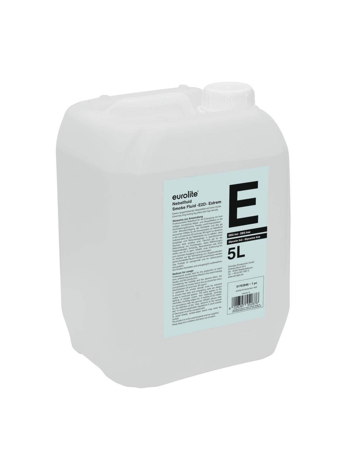 EUROLITE rookvloeistof voor rookmachine -E2D- extreme 5l