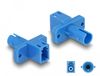 Delock Adaptateur fibre optique LC/ST 1 pièce(s) Bleu