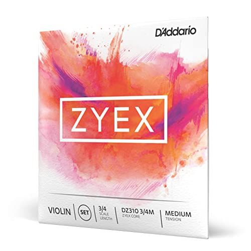 D'Addario DZ310-3/4M Zyex - Vioolsnarenset - 3/4 - Medium