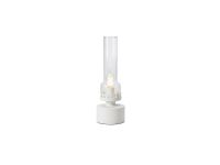 Markslöjd Kandella 1 Lampe de Table Blanc Sable/Transparent