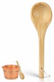 Sauna accessoire Houten - Pollepel - 39 cm - Handgemaakt - Veilig en comfortabel in gebruik