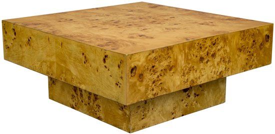 Dutchbone Quinn Salontafel 90x90 cm Hout Naturel