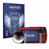 Savvies Screenprotector voor Olympus OM System Tough TG-7 - Folie Beschermfolie transparant volledig dekking 4 Stuks