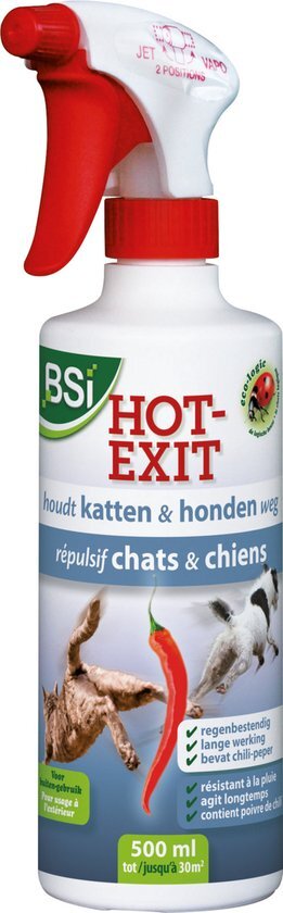 Ta Hot-exit - katten en honden afweren