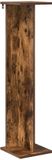 vidaXL Plantenstandaard Gerookt eiken 25 x 25,5 x 100,5 cm