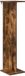 vidaXL Plantenstandaard Gerookt eiken 25 x 25,5 x 100,5 cm