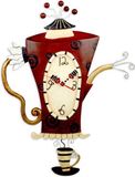 Enesco Grappig klokje grote koffiepot