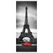 Ambiance Sticker 3D deurafbeelding City Art Sticker, Home Creative DIY, Peel and Stick, zelfklevend behang en afneembare vinyl-deursticker, EiffelTower 204 x 83 cm