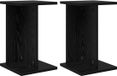 vidaXL Plantenstandaard Zwart eiken 25 x 25,5 x 40,5 cm
