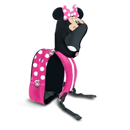 Karactermania Disney Minnie Mouse Rugzak met Slimme Capuchon - Zwart