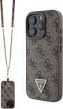 Guess Crossbody Strap hoesje voor iPhone 16 Pro Max - Bruin