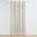 douceur d'intérieur Gordijn met ogen (140 x 240 cm) Karla Taupe, applicatie geweven voile