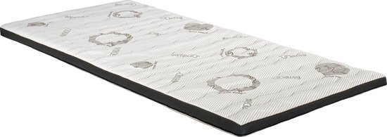 MatrasDirect topdekmatras Traagschuim NASA Bamboo Intense luxe 200 cm / 90 cm