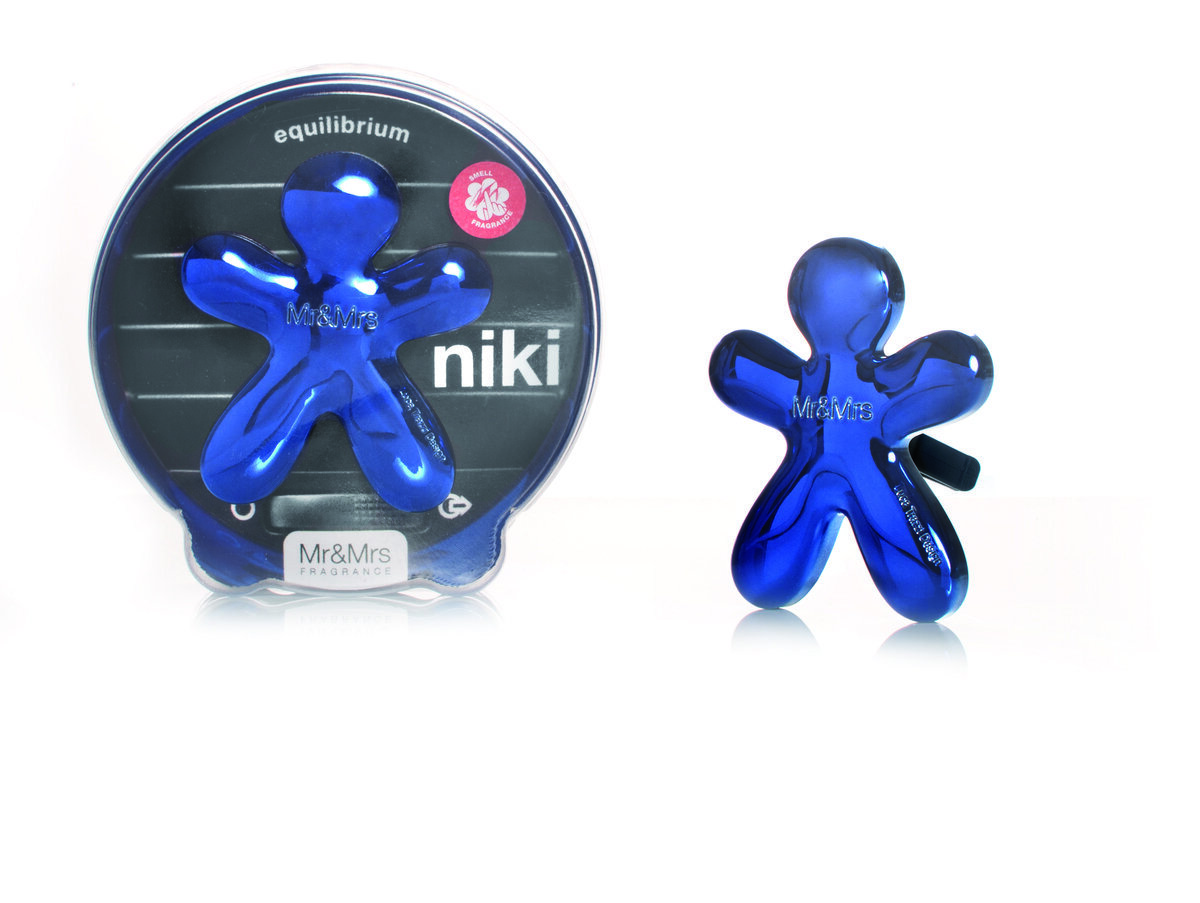 Mr & Mrs Fragrance Niki Luchtverfrisser - Voor Auto - Met Refill Equilirium unisex