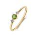 Lucardi Dames 14 Karaat gouden ring diamant 0,19ct