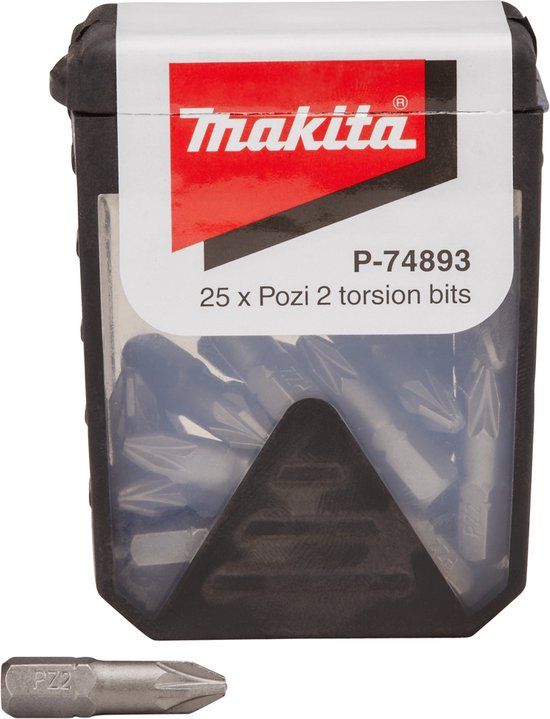 Makita Accessoires Makita P-74893 Schroefbit Pz2x25mm