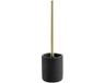 DOUCEUR D'INTERIEUR Porte-balai AQUAMARBRE NOIR/OR, 10,2 x 36,5 cm
