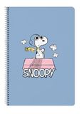 Snoopy Notitieboek, 80 vellen, hardcover, 1 design, ideaal voor kinderen van verschillende leeftijden, comfortabel en veelzijdig, kwaliteit en sterkte, 21,5 x 1 x 31 cm