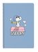 Snoopy Notitieboek, 80 vellen, hardcover, 1 design, ideaal voor kinderen van verschillende leeftijden, comfortabel en veelzijdig, kwaliteit en sterkte, 21,5 x 1 x 31 cm