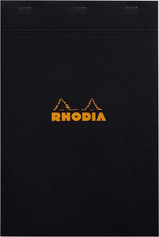 Rhodia Office Schrijfblok Zwart A4