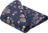 Suitable Zijde Pochet Bloem Donkerblauw (navy) - 25x25 cm