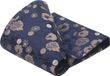 Suitable Zijde Pochet Bloem Donkerblauw (navy) - 25x25 cm