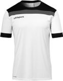Uhlsport Offense 23 Shirt Korte Mouw Kinderen - Wit / Zwart / Antraciet | Maat: 164
