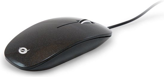 Conceptronic CLLM3BDESK - Optische USB Muis - 800 DPI - Wit/Geel