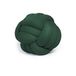 Homemania 55DK-17 decokussen knoop, groen van polyester, 45 x 45 x 42 cm